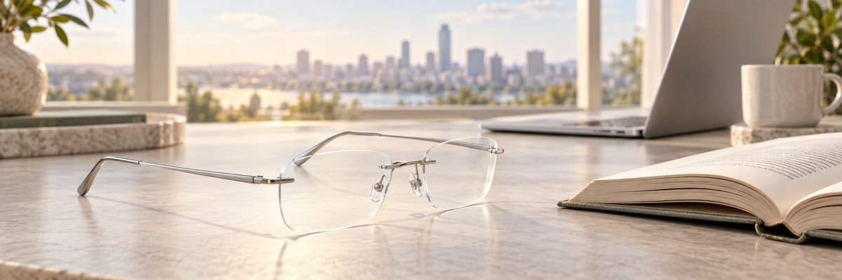 What Are Single-Vision Lenses for Rimless Glasses?