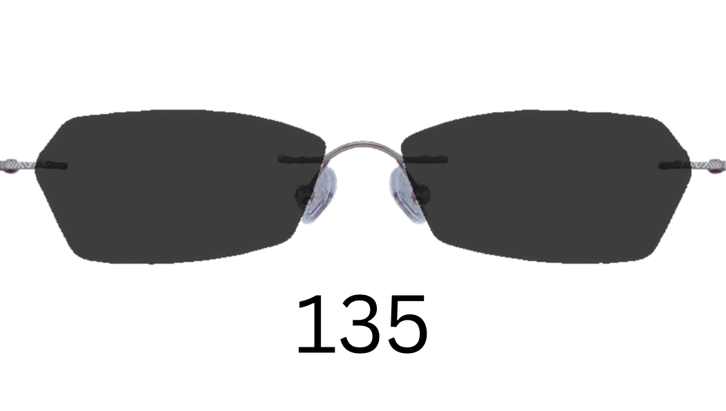 Rectangle 135 Solid Sunglasses