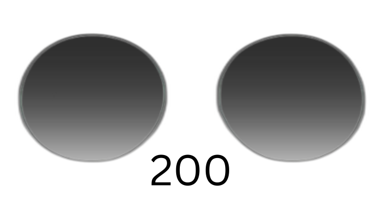 Round 200 Gradient Sunglasses