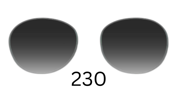 Round 230 Gradient Sunglasses