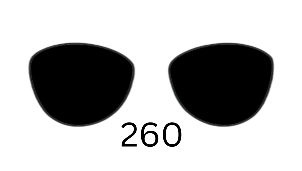 Round 260 Solid Sunglasses