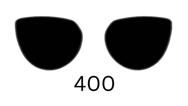 Cat-Eye 400 Solid Sunglasses