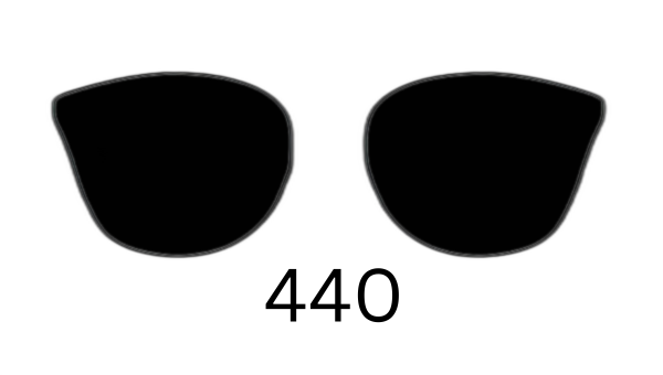 Cat-Eye 440 Solid Sunglasses