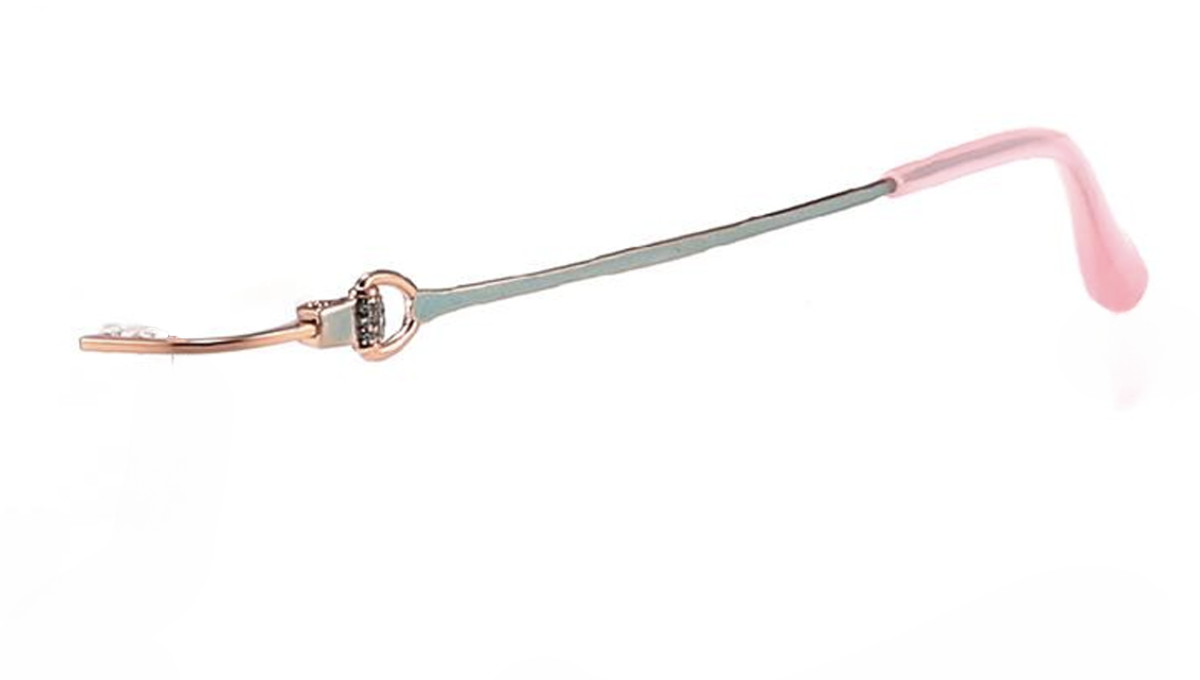ChicLine 2809 Bronze/Graphite Titanium Rimless Eyeglasses