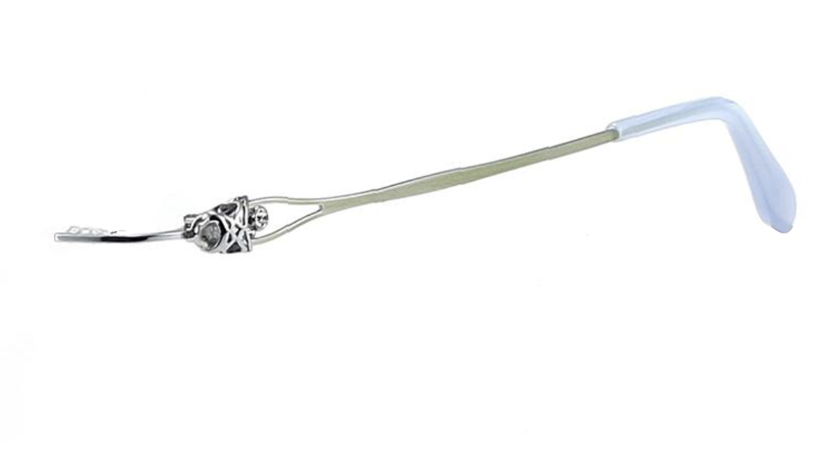 ChicLine 2810 Silver/Graphite Titanium Rimless Eyeglasses
