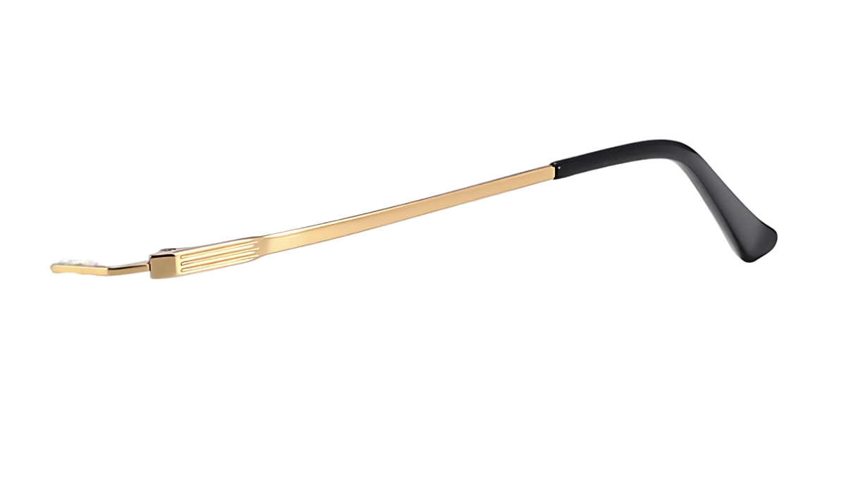 TitanLite YJ2212 Gold Rimless Eyeglasses (101584)
