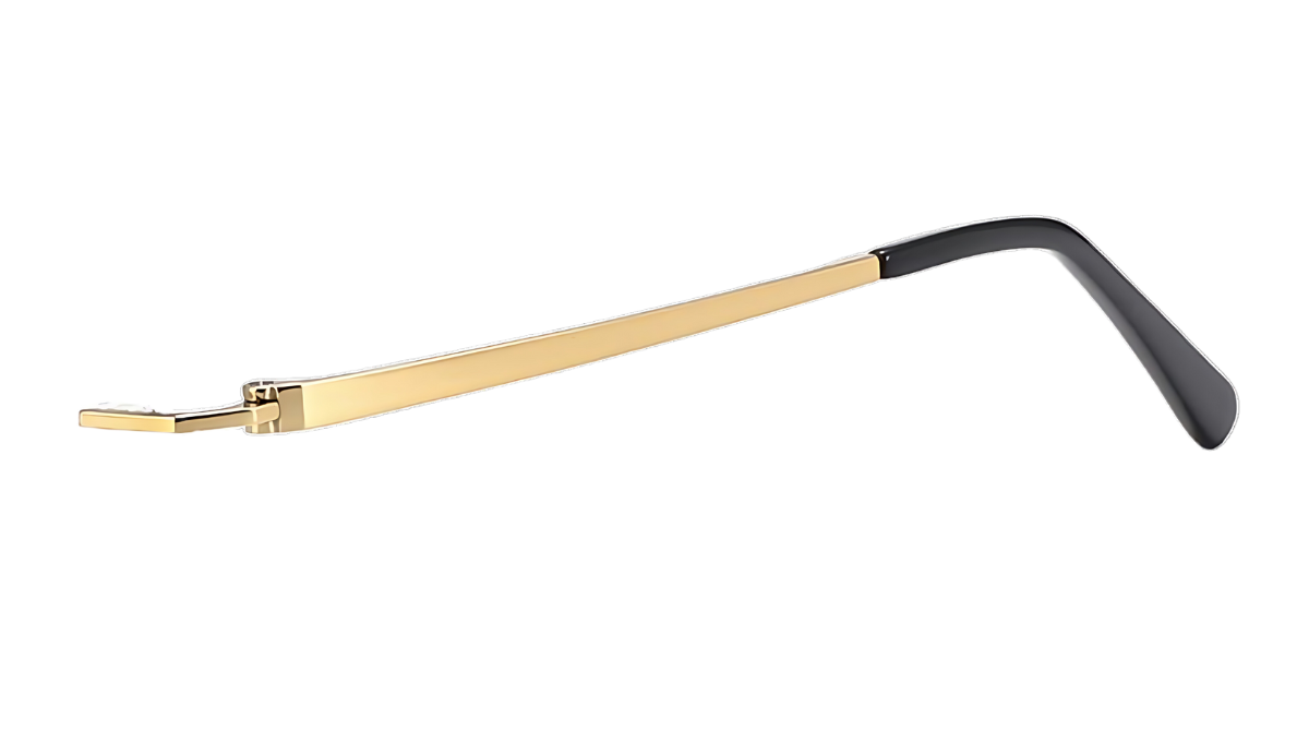 TitanLite YJ2324 Gold Rimless Eyeglasses (108951)