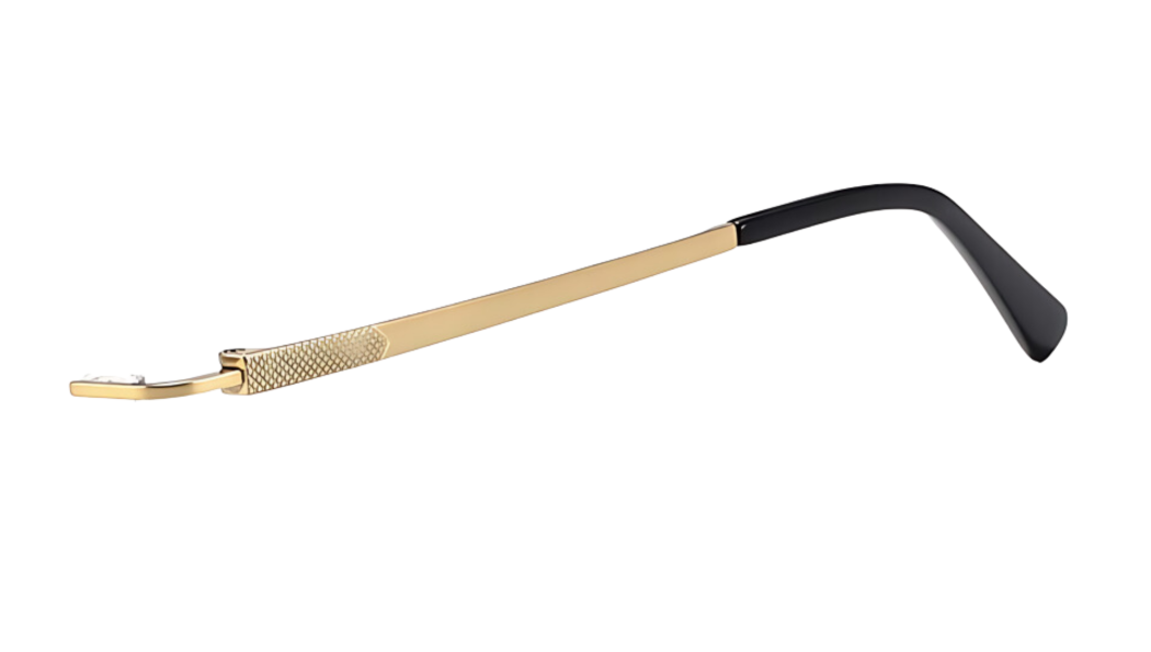 TitanLite YJ2326 Gold Rimless Eyeglasses (106175)
