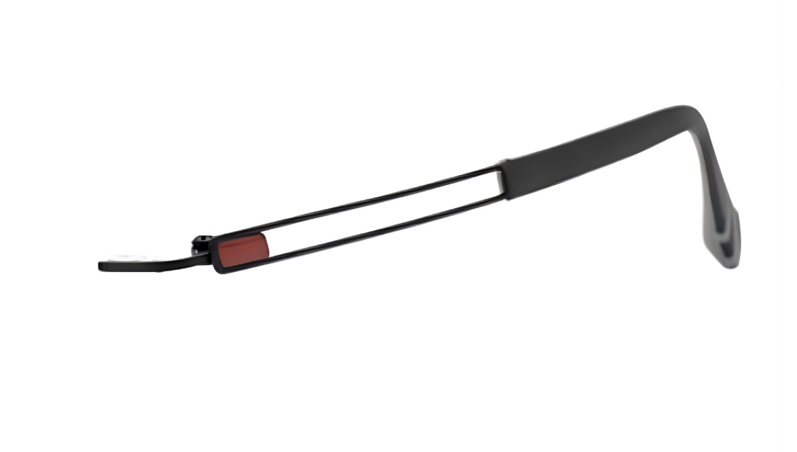 Titanium Elite 16078 Black Rimless Eyeglasses