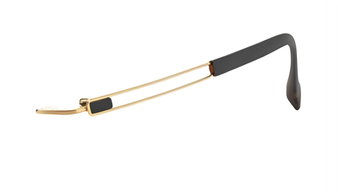 Titanium Elite 16078 Gold Rimless Eyeglasses