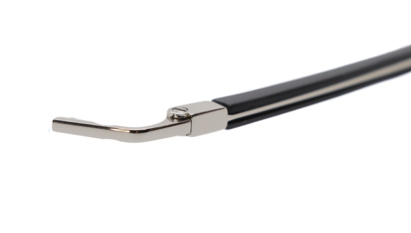 Modern Beta Silver Rimless Eyeglasses