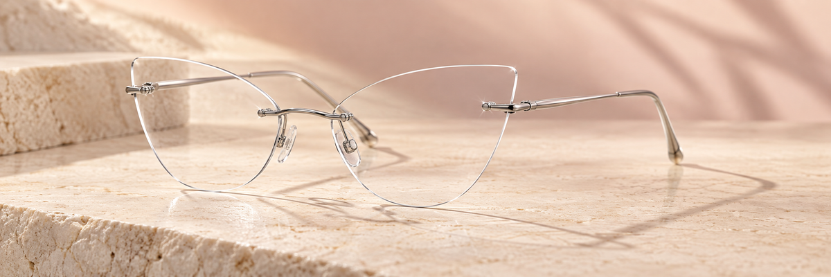 Can Rimless Glasses Have Cat-Eye Lenses? A Style Guide