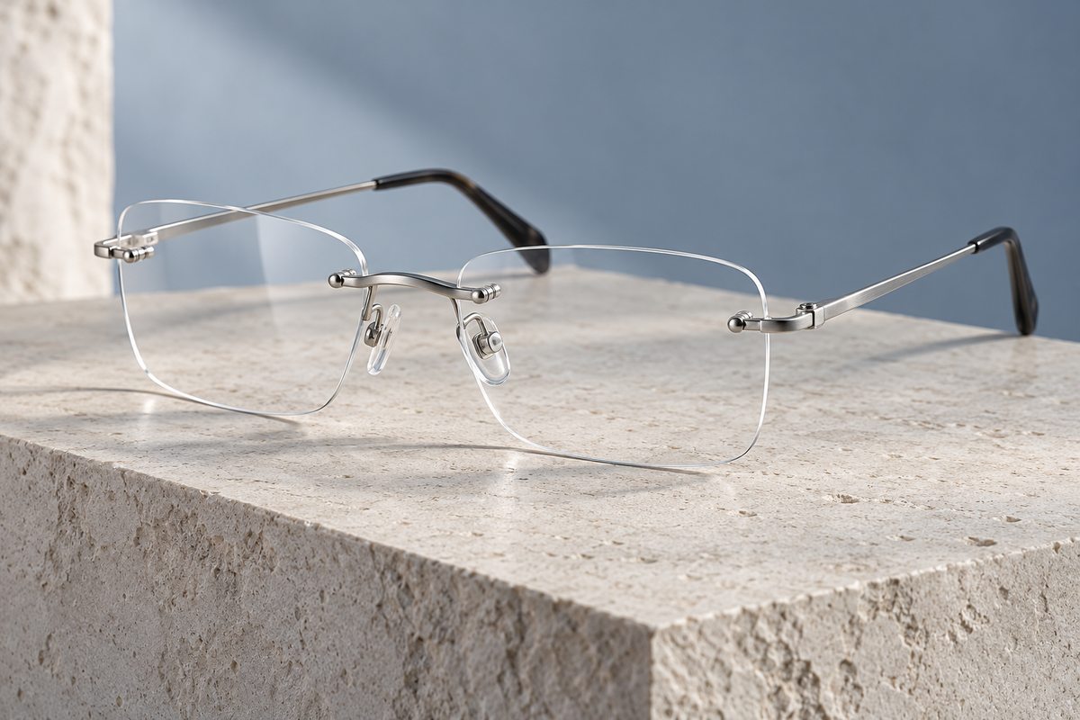 Rimless vs. Semi-Rimless Glasses: What’s the Difference?