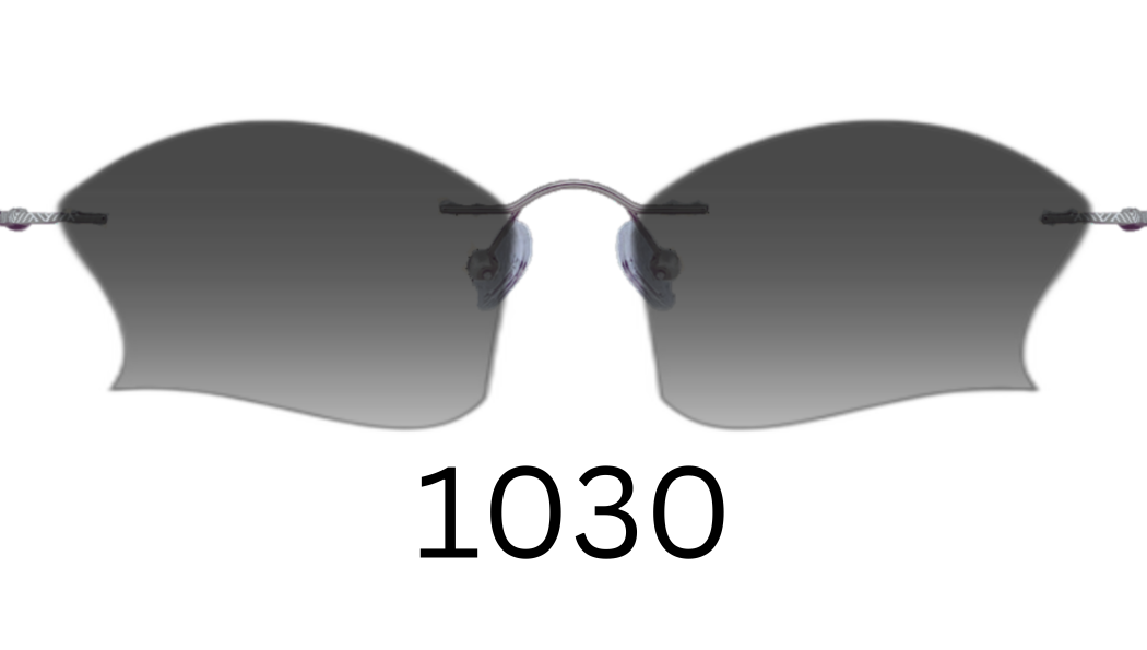 Specialty Shape 1030 Gradient Sunglasses