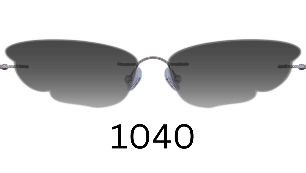 Specialty Shape 1040 Gradient Sunglasses