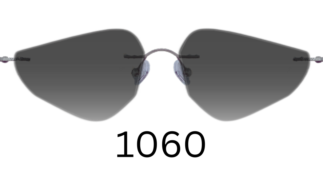 Specialty Shape 1060 Gradient Sunglasses