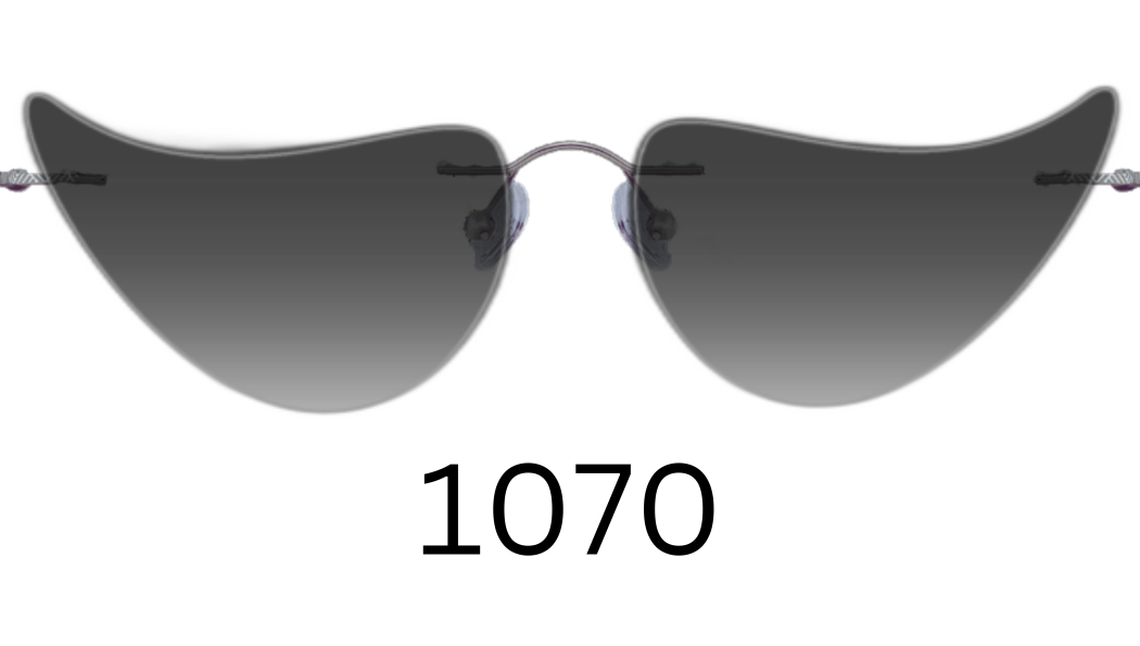 Specialty Shape 1070 Gradient Sunglasses