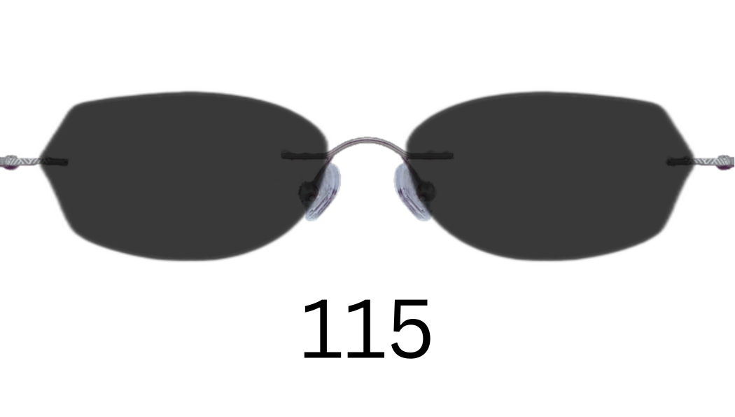 Rectangle 115 Solid Sunglasses