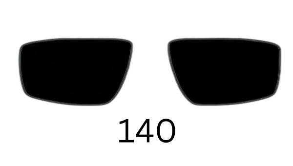 Rectangle 140 Solid Sunglasses