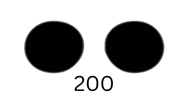 Round 200 Solid Sunglasses