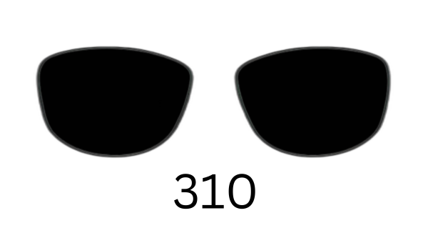 Square 310 Solid Sunglasses