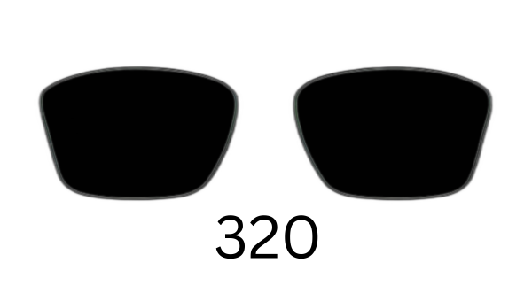 Square 320 Solid Sunglasses