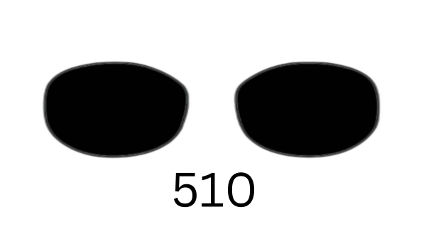 Oval 510 Solid Sunglasses