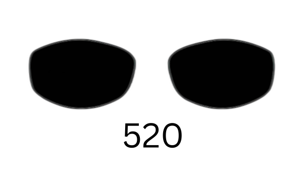 Oval 520 Solid Sunglasses