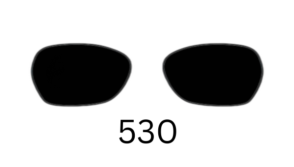 Oval 530 Solid Sunglasses