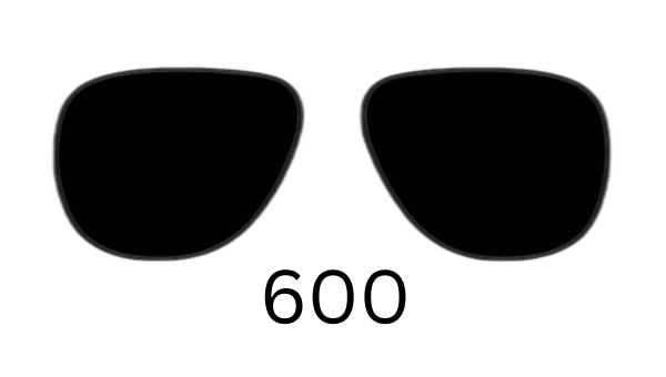 Aviator 600 Solid Sunglasses