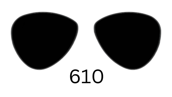 Aviator 610 Solid Sunglasses