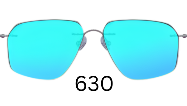 Aviator 630 Mirrored Sunglasses