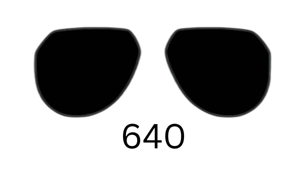 Aviator 640 Solid Sunglasses