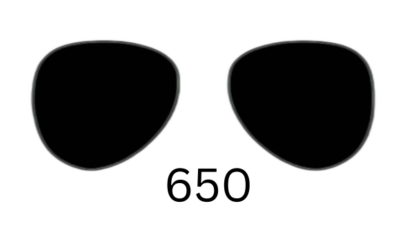 Aviator 650 Solid Sunglasses