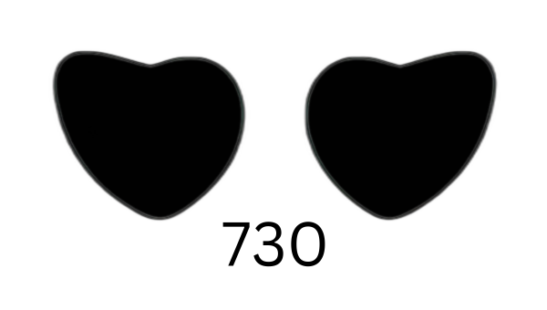 Heart 730 Solid Sunglasses