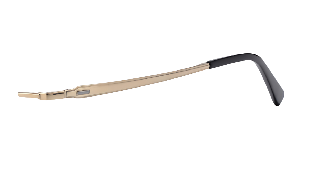 TitanLite YJ2354 Gold Rimless Eyeglasses