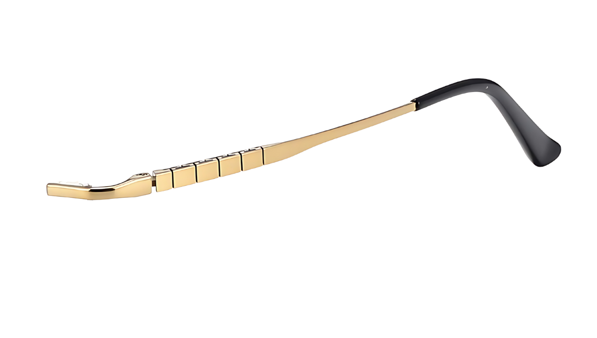 TitanLite YJ2356 Gold Rimless Eyeglasses